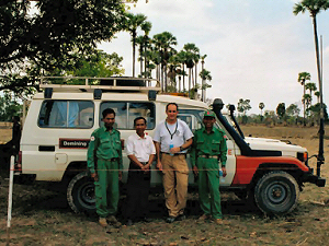 A team of mine clearance trauma medics, trained by MASC Training Services, in Cambodia
