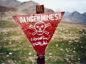 Mines and UXOs are two of the dangers workers in high risk situations can encounter