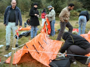 This training course includes teaching participants how to use their emergency survival kit
